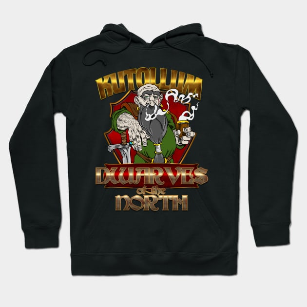 Kutollum, Dwarves of the North Hoodie by WantedHero.com